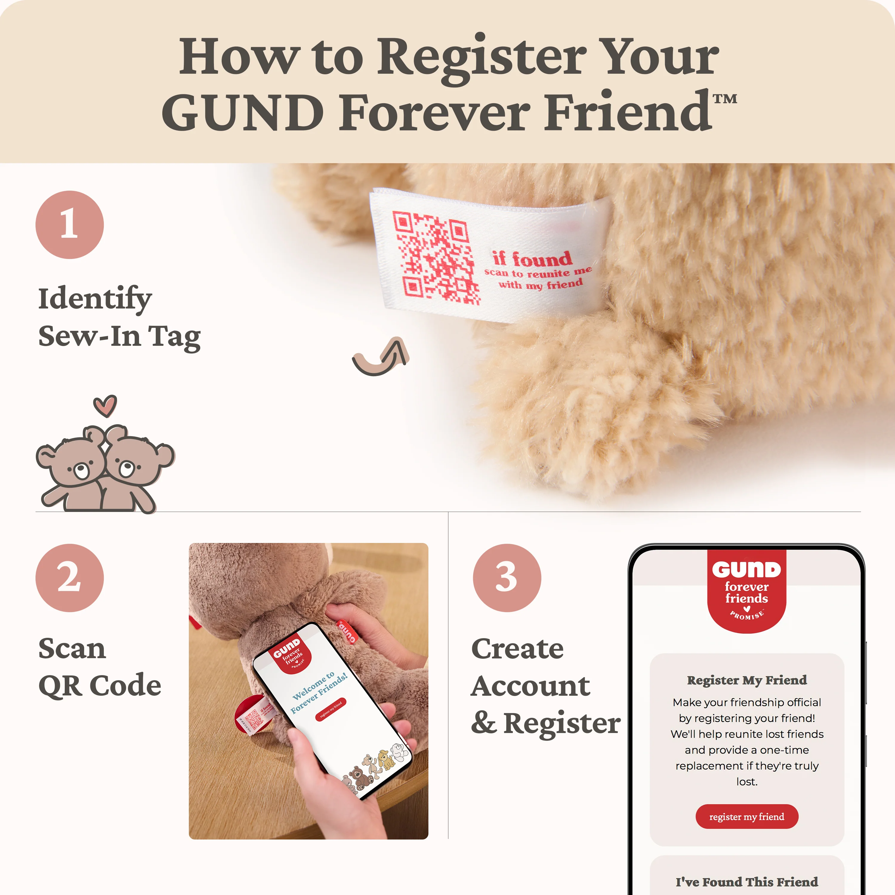 GUND Forever Friends Promise: Toothpick Bear - Image 8